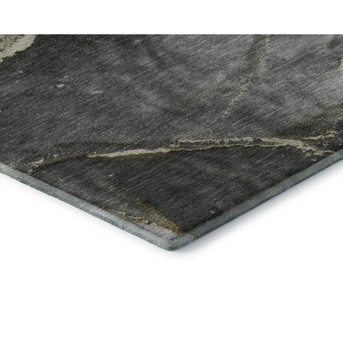 Dalyn Luxury Washable Odyssey OY14 Charcoal 3' x 5' Rug