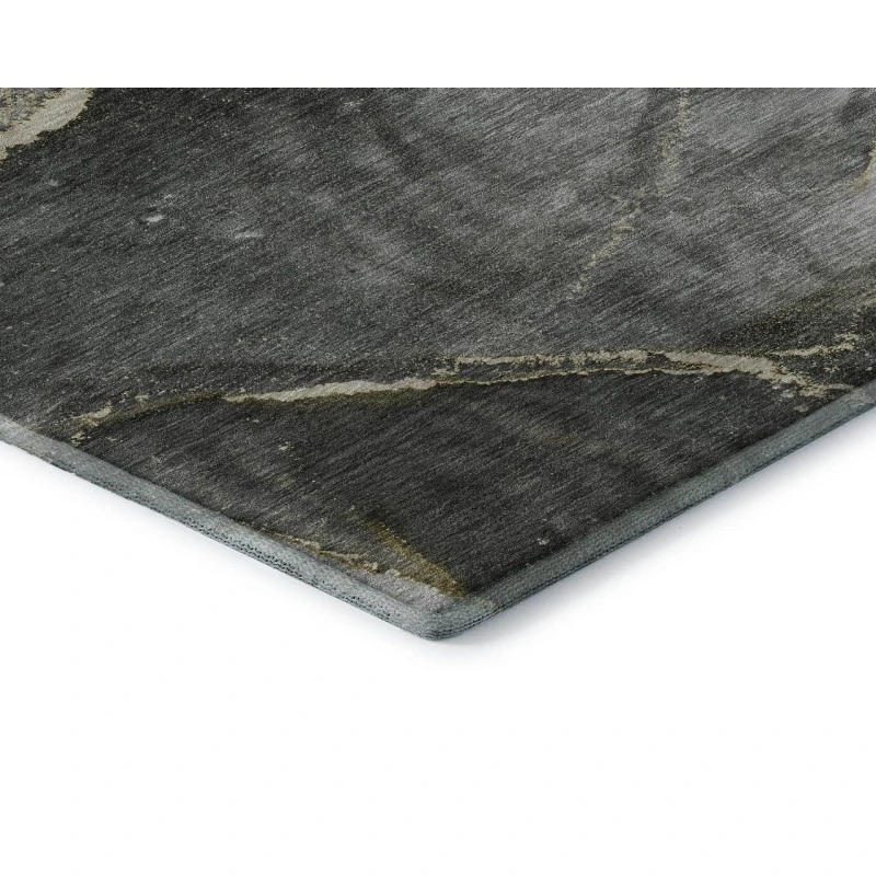 Dalyn Luxury Washable Odyssey OY14 Charcoal 2'3" x 7'6" Runner Rug