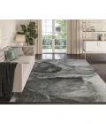 Dalyn Luxury Washable Odyssey OY14 Charcoal 3' x 5' Rug