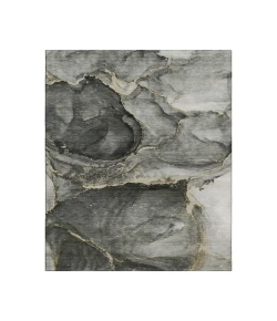 Dalyn Luxury Washable Odyssey OY14 Charcoal 5' x 7'6" Rug
