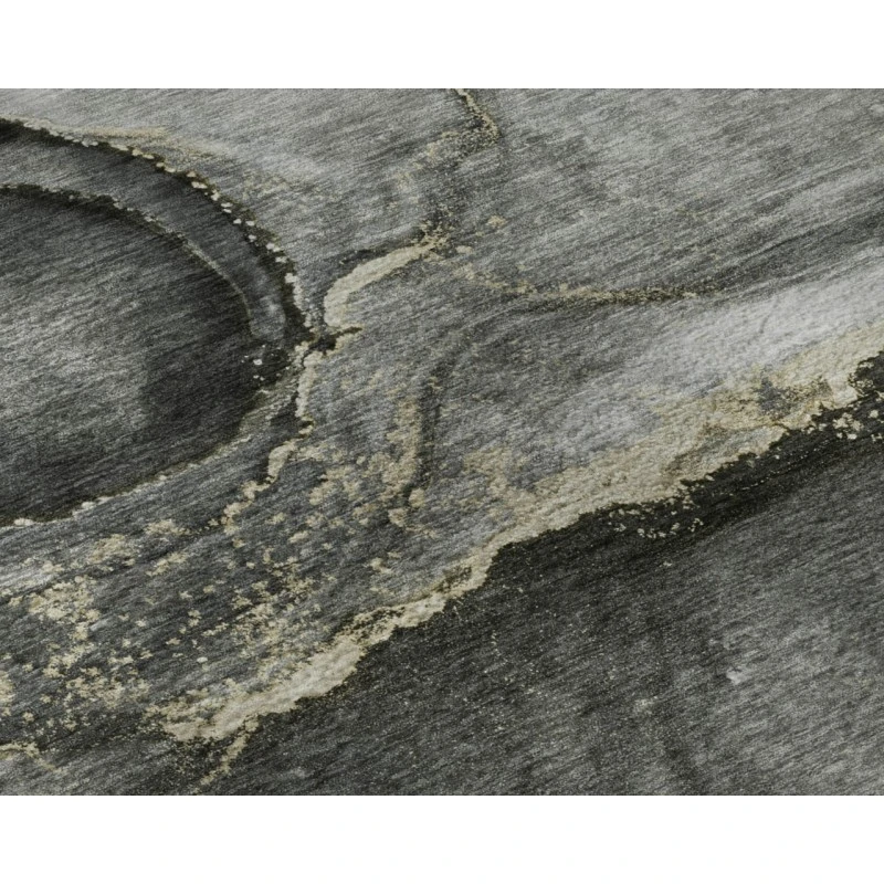 Dalyn Luxury Washable Odyssey OY14 Charcoal 2'3" x 7'6" Runner Rug
