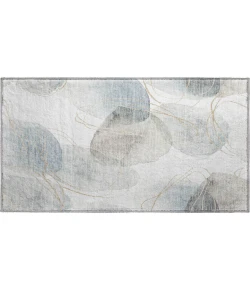 Dalyn Luxury Washable Odyssey OY15 Pearl 1'8" x 2'6" Rug
