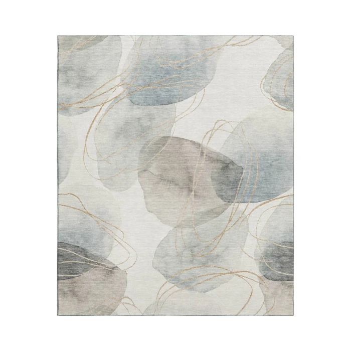 Dalyn Luxury Washable Odyssey OY15 Pearl 2'6" x 3'10" Rug