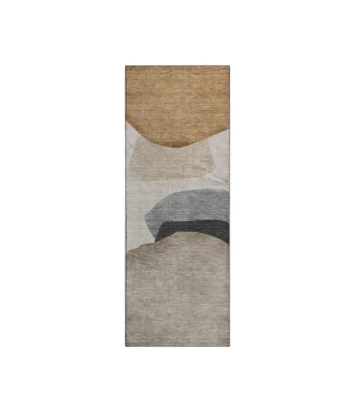 Dalyn Luxury Washable Odyssey OY17 Taupe 2'3" x 7'6" Runner Rug