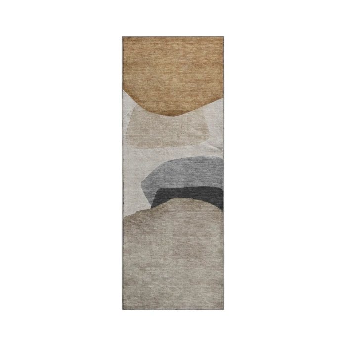Dalyn Luxury Washable Odyssey OY17 Taupe 2'3" x 7'6" Runner Rug