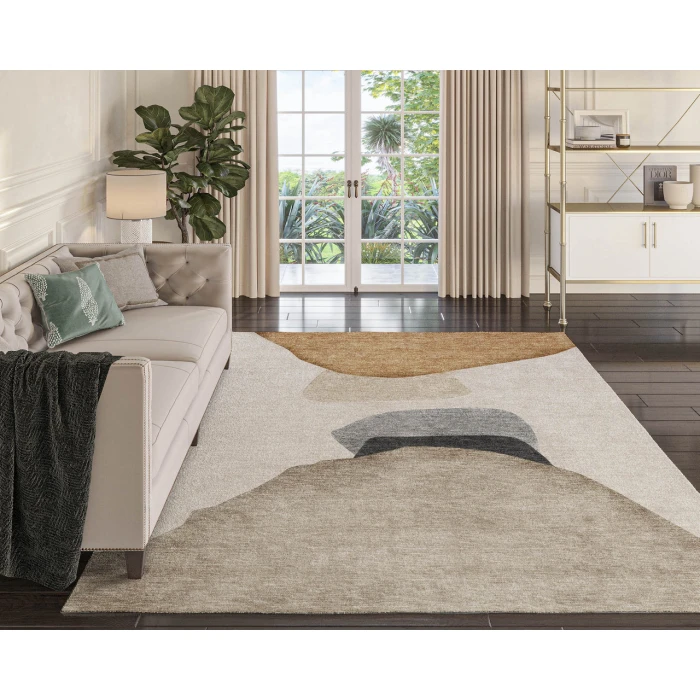 Dalyn Luxury Washable Odyssey OY17 Taupe 5' x 7'6" Rug