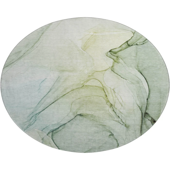 Dalyn Luxury Washable Odyssey OY2 Aloe 8' x 8' Round Rug