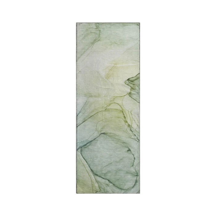 Dalyn Luxury Washable Odyssey OY2 Aloe 2'3" x 7'6" Runner Rug