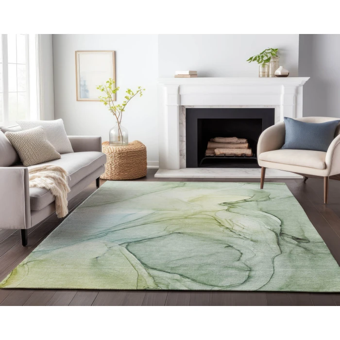 Dalyn Luxury Washable Odyssey OY2 Aloe 8' x 10' Rug