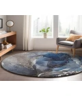 Dalyn Luxury Washable Odyssey OY3 Blue 8' x 8' Round Rug