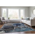 Dalyn Luxury Washable Odyssey OY3 Blue 5' x 7'6" Rug