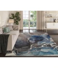 Dalyn Luxury Washable Odyssey OY3 Blue 5' x 7'6" Rug