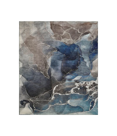 Dalyn Luxury Washable Odyssey OY3 Blue 5' x 7'6" Rug