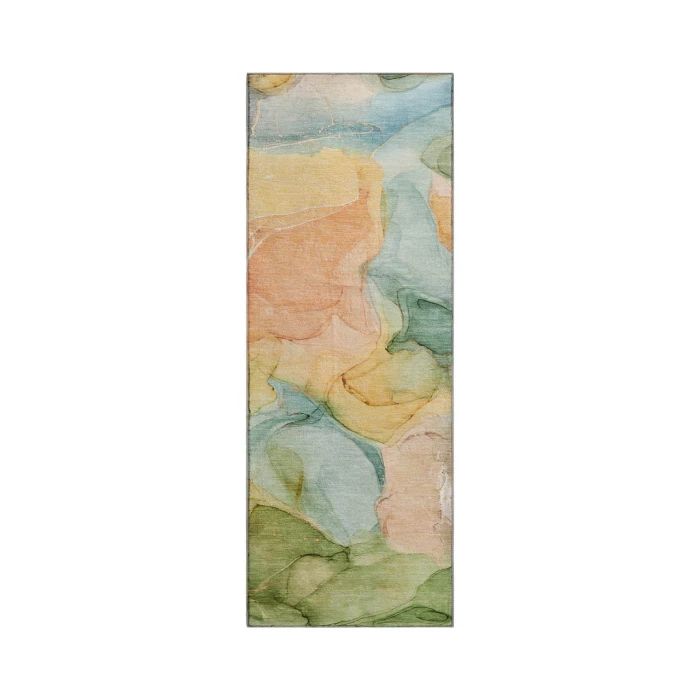 Dalyn Luxury Washable Odyssey OY4 Beige 2'3" x 7'6" Runner Rug