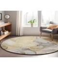 Dalyn Luxury Washable Odyssey OY4 Taupe 8' x 8' Round Rug