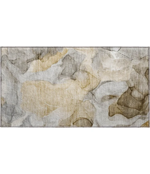 Dalyn Luxury Washable Odyssey OY4 Taupe 1'8" x 2'6" Rug