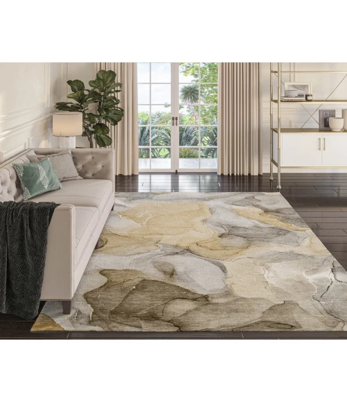 Dalyn Luxury Washable Odyssey OY4 Taupe 9' x 12' Rug