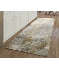 Dalyn Luxury Washable Odyssey OY5 Taupe 2'3" x 7'6" Runner Rug
