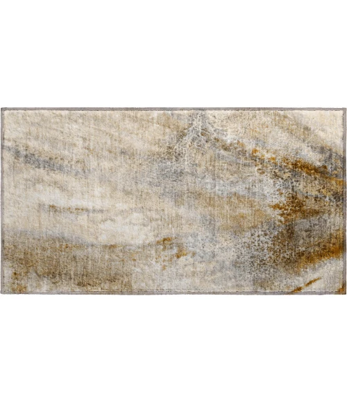 Dalyn Luxury Washable Odyssey OY5 Taupe 1'8" x 2'6" Rug