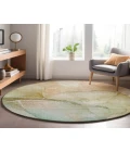 Dalyn Luxury Washable Odyssey OY6 Taupe 8' x 8' Round Rug