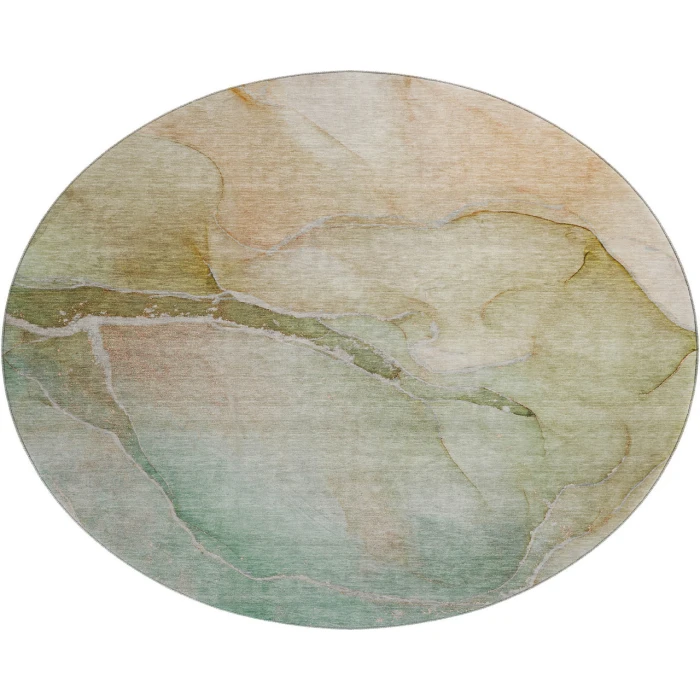 Dalyn Luxury Washable Odyssey OY6 Taupe 8' x 8' Round Rug