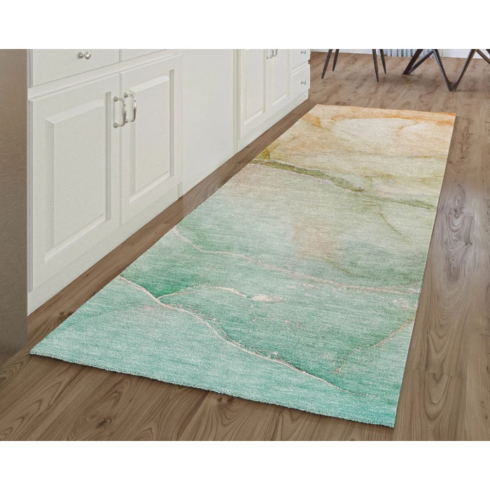 Dalyn Luxury Washable Odyssey OY6 Taupe 2'3" x 7'6" Runner Rug