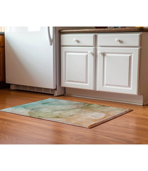 Dalyn Luxury Washable Odyssey OY6 Taupe 1'8" x 2'6" Rug