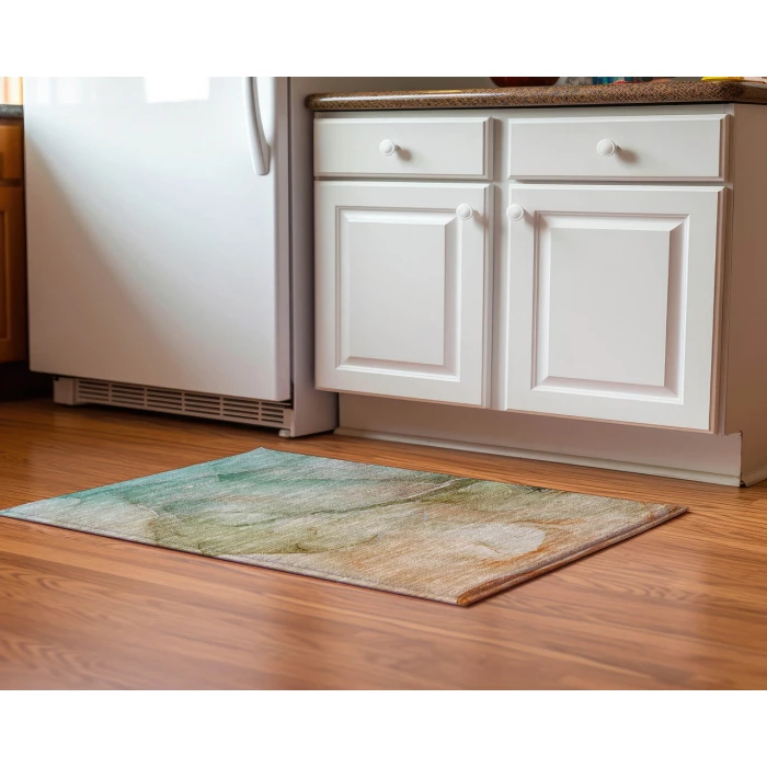 Dalyn Luxury Washable Odyssey OY6 Taupe 1'8" x 2'6" Rug