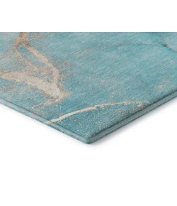 Dalyn Luxury Washable Odyssey OY7 Teal 10' x 14' Rug