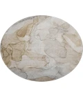 Dalyn Luxury Washable Odyssey OY8 Brown 8' x 8' Round Rug