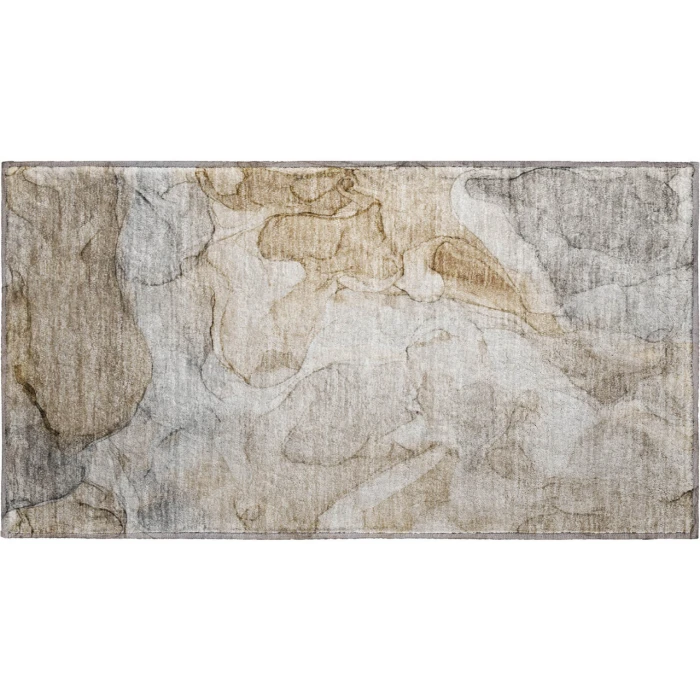 Dalyn Luxury Washable Odyssey OY8 Brown 1'8" x 2'6" Rug