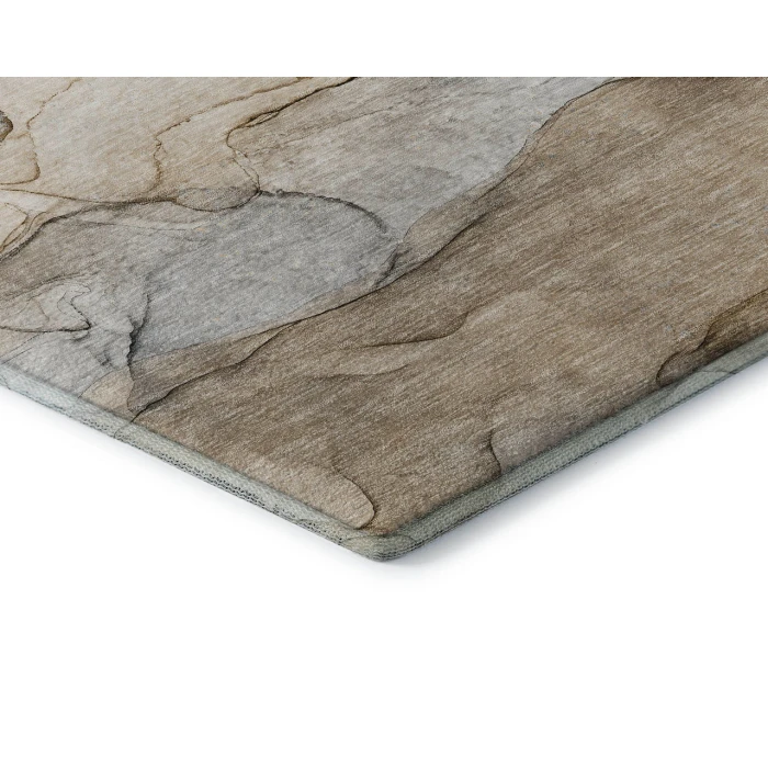 Dalyn Luxury Washable Odyssey OY8 Brown 3' x 5' Rug