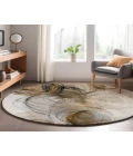 Dalyn Luxury Washable Odyssey OY9 Beige 8' x 8' Round Rug