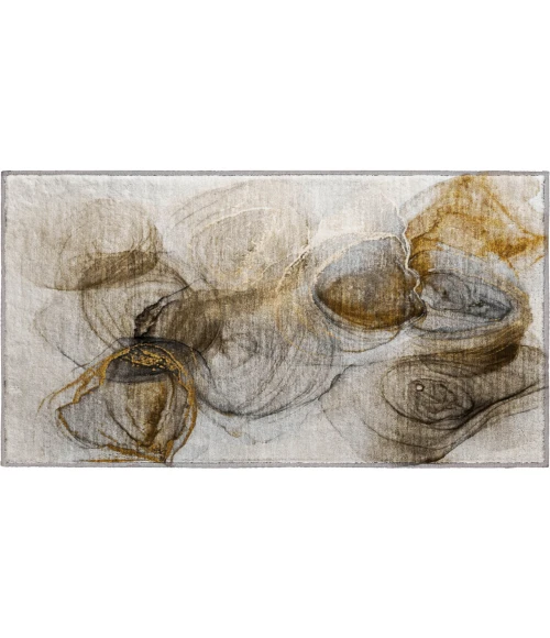 Dalyn Luxury Washable Odyssey OY9 Beige 1'8" x 2'6" Rug
