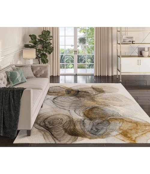 Dalyn Luxury Washable Odyssey OY9 Beige 8' x 10' Rug