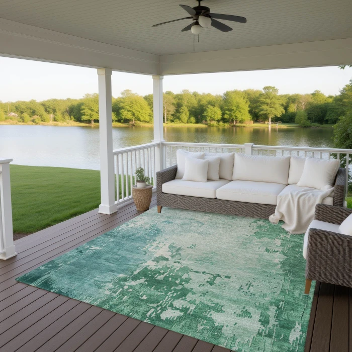 Dalyn Pacifica Green PA11 2ft.6in. x 3ft.10in. Rug