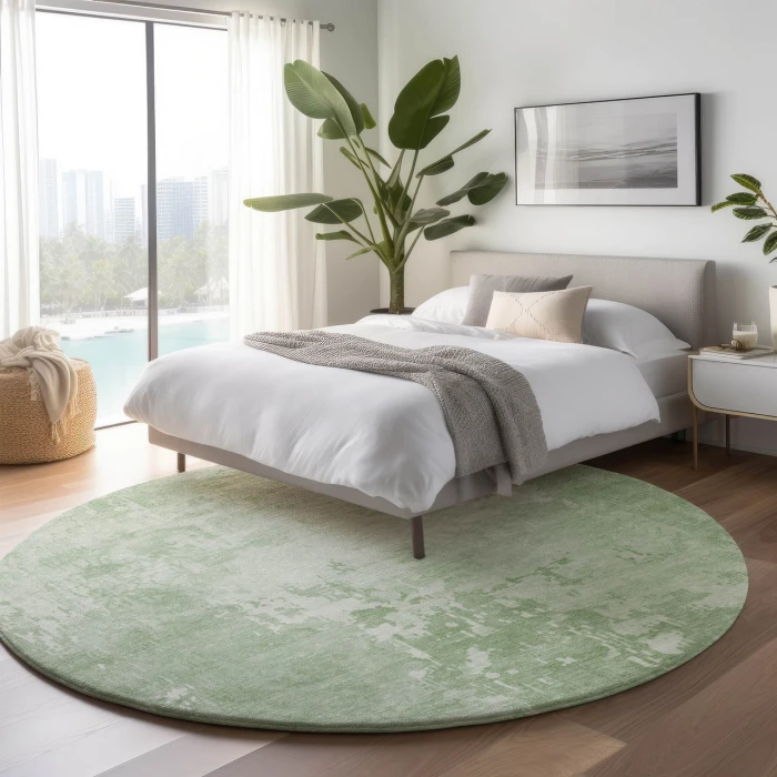 Dalyn Pacifica Green PA11 8ft. x 8ft. Rug