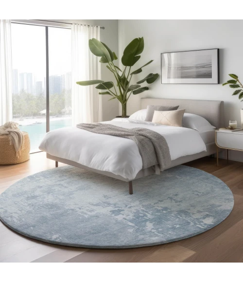 Dalyn Pacifica Blue PA11 8ft. x 8ft. Rug