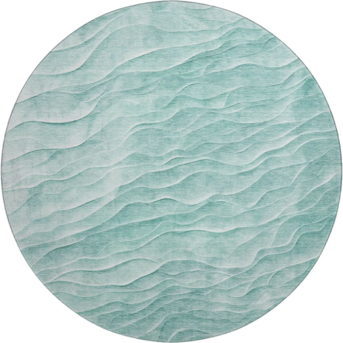 Dalyn Pacifica Teal PA1 8ft. x 8ft. Rug