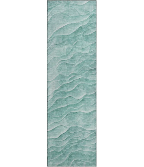 Dalyn Pacifica Teal PA1 2ft.3in. x 7ft.6in. Rug