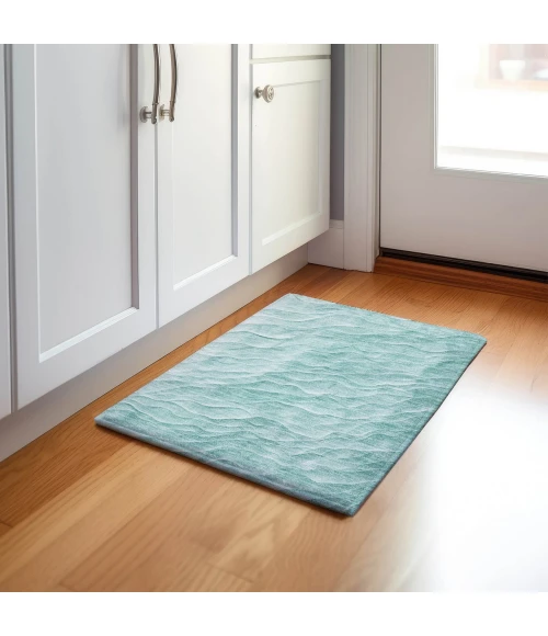 Dalyn Pacifica Teal PA1 1ft.8in. x 2ft.6in. Rug