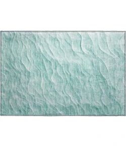 Dalyn Pacifica Teal PA1 1ft.8in. x 2ft.6in. Rug