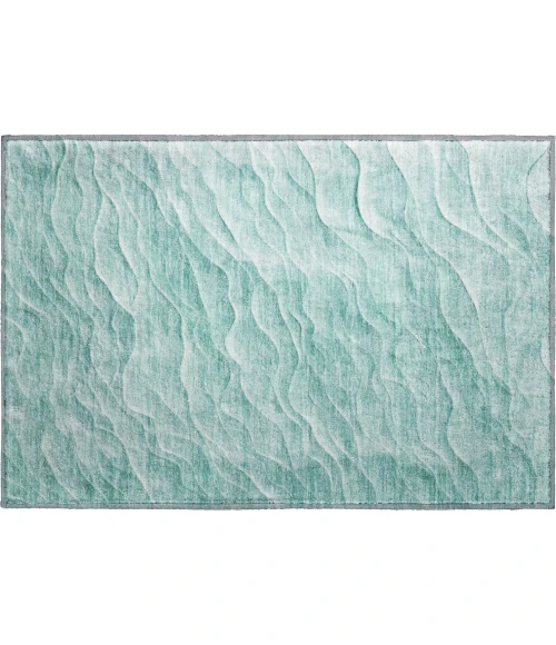 Dalyn Pacifica Teal PA1 1ft.8in. x 2ft.6in. Rug