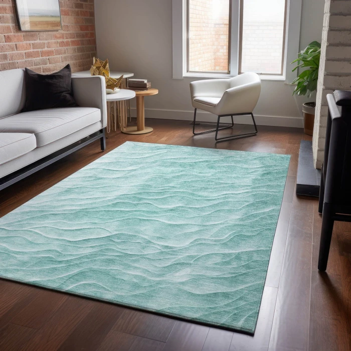 Dalyn Pacifica Teal PA1 8ft. x 10ft. Rug