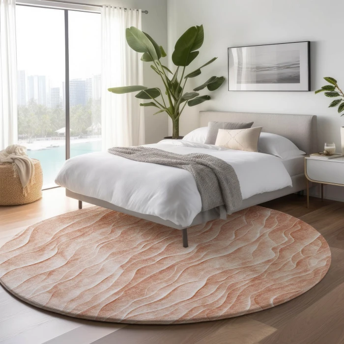 Dalyn Pacifica Orange PA1 8ft. x 8ft. Rug