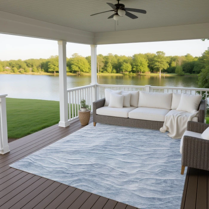 Dalyn Pacifica Blue PA1 2ft.6in. x 3ft.10in. Rug
