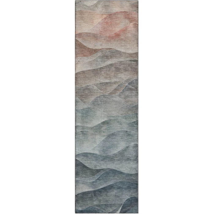 Dalyn Pacifica Teal PA2 2ft.3in. x 7ft.6in. Rug