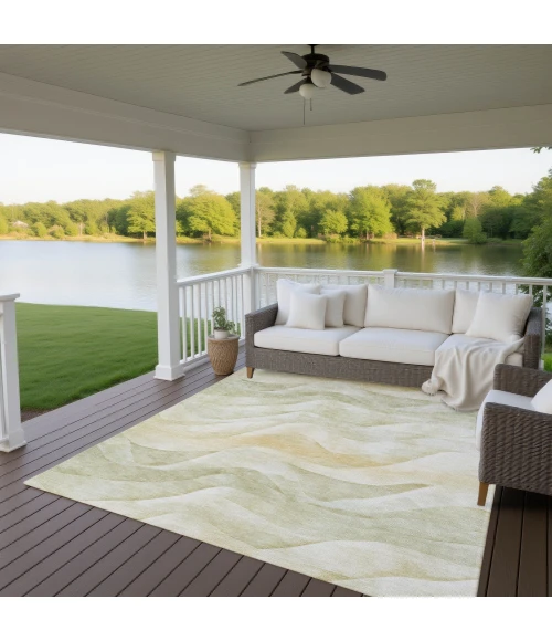 Dalyn Pacifica Green PA3 10ft. x 14ft. Rug