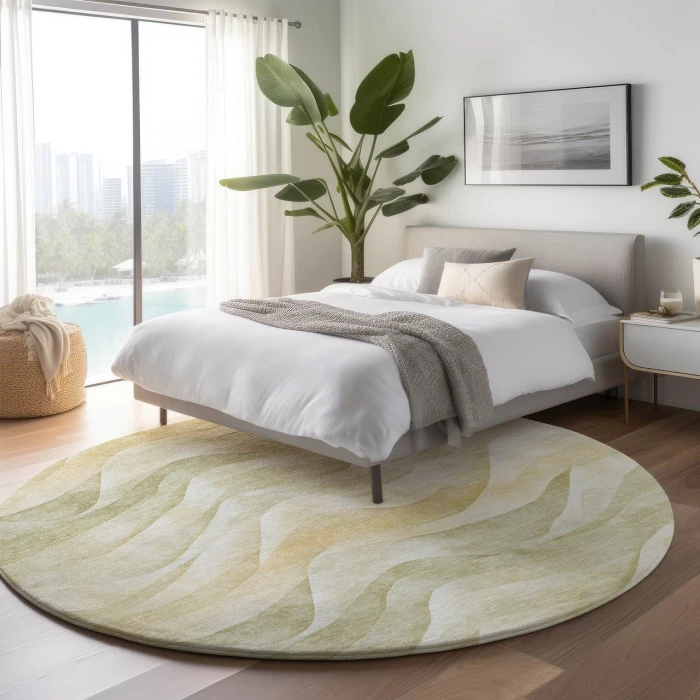Dalyn Pacifica Green PA3 8ft. x 8ft. Rug