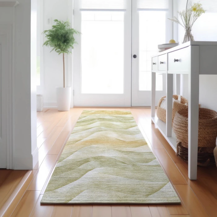 Dalyn Pacifica Green PA3 2ft.3in. x 7ft.6in. Rug